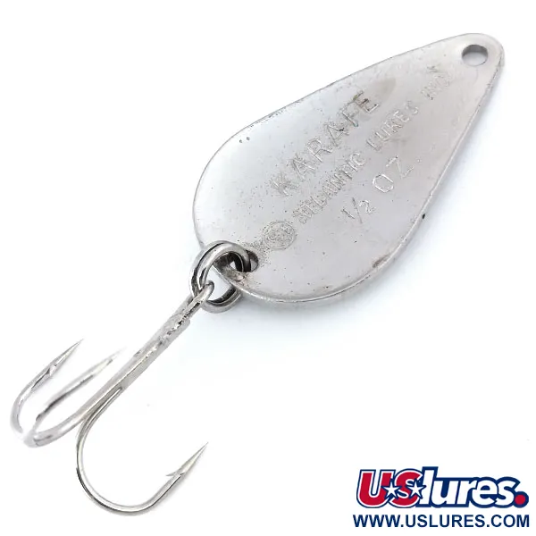 Atlantic Lures Karate Spoon Cuiller, Argent, 14g, USA, #10785