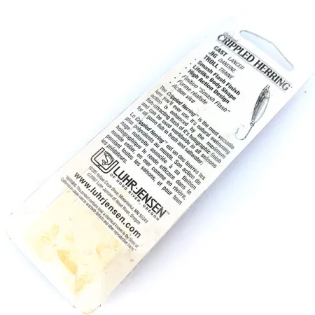 Luhr Jensen Crippled Herring Jig, Jaune Noir, 42g, Smash Flash, #10788