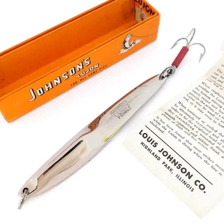 Johnson Lujon Jig Lure, Nickel, 70g, cuillère forgée, #10799
