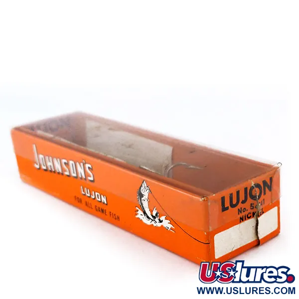 Johnson Lujon Jig Lure, Nickel, 70g, cuillère forgée, #10799