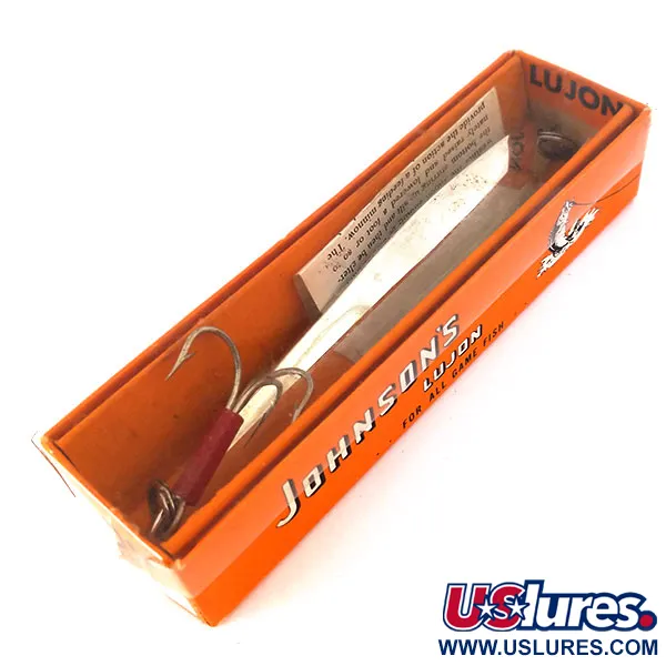 Johnson Lujon Jig Lure, Nickel, 70g, cuillère forgée, #10799