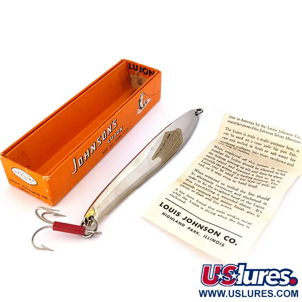 Johnson Lujon Jig Lure, Nickel, 70g, cuillère forgée, #10799