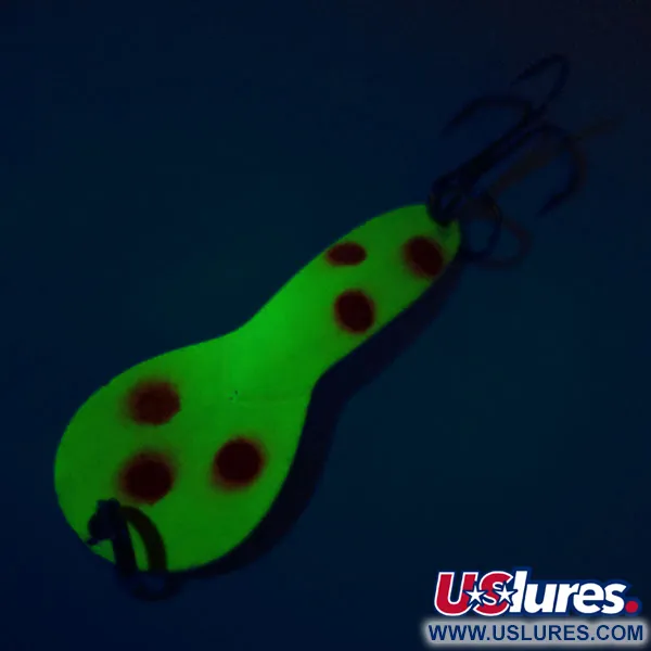 Acme Dazzler #2 UV Cuillère, Jaune-Rouge, 7g, Finition UV, #10800