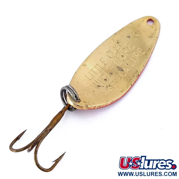 Seneca Little Cleo Cuillère, Rouge/Blanc/Or, 7g, Design ondulé, #10813