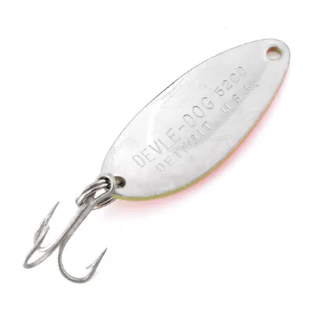 Eppinger Dardevle Devle Dog 5200 UV Cuillère, Jaune/Rouge, 7g, UV, #10819