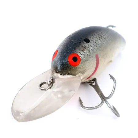 Bomber Model A 67 Crankbait, Écailles Argent, 14g, Rattle, #10834