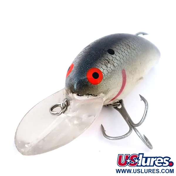 Bomber Model A 67 Crankbait, Écailles Argent, 14g, Rattle, #10834