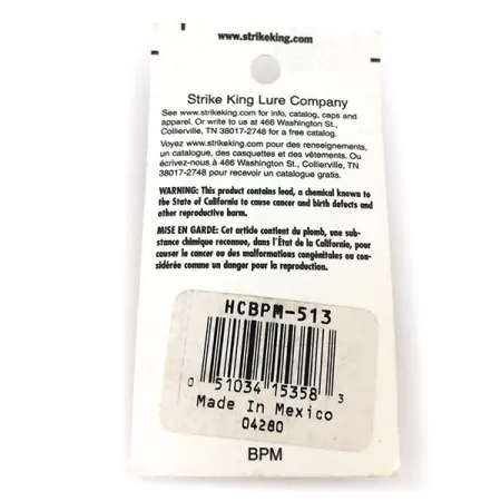 Strike King Bitsy Minnow Poisson-nageur, Fire Tiger, 3,5g, Bruitant, #10842