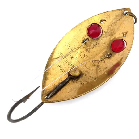 Hofschneider Weedless Red Eye Muskie Cuillère, Bronze, 65g, Anti-herbe, #10850