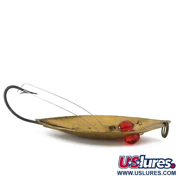 Hofschneider Weedless Red Eye Muskie Cuillère, Bronze, 65g, Anti-herbe, #10850