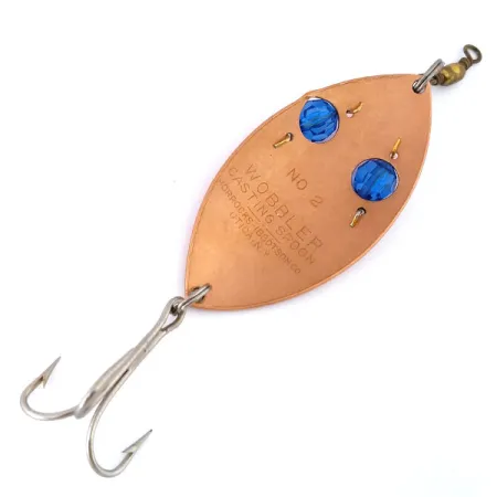 Horrocks-Ibbotson Wobbler Cuillère, Cuivre/Bleu, 21g, Perles, #10858