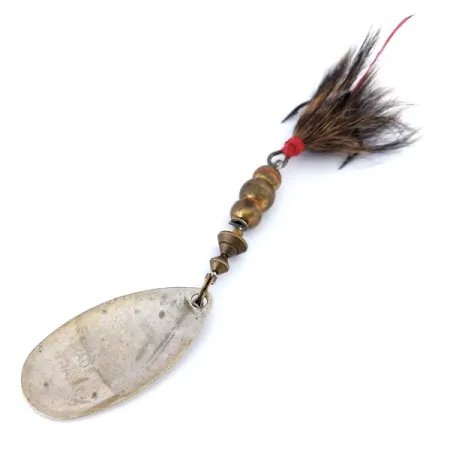 Mepps Aglia 4 Cuillère Tournante, Argent, 10g, Poils d'écureuil, #10882