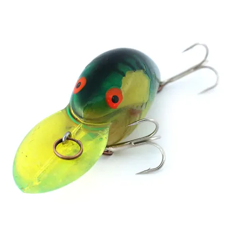 Bomber Fat A Crankbait, Vert Jaune, 18g, Suspending, #10903