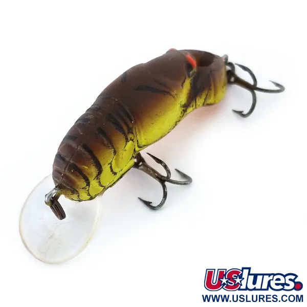 Rebel Wee-Crawfish Shallow UV Leurre, Brun/Jaune, 2.5g, UV, #10904