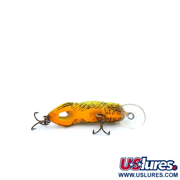 Rebel Wee-Crawfish Shallow UV Leurre, Brun/Jaune, 2.5g, UV, #10904