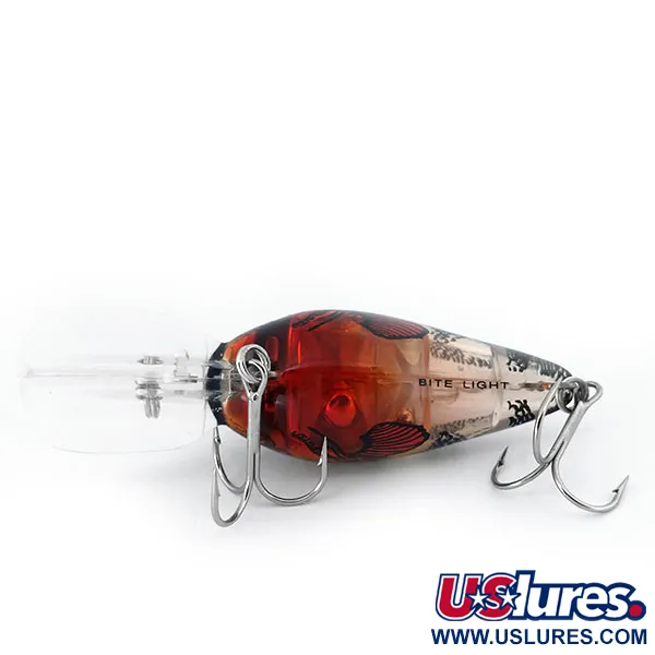 Bite Lite Cobra Poisson-nageur, Orange Crawfish, 21g, LED, #10905