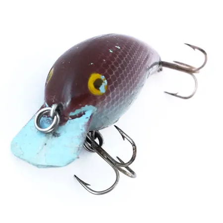 Cotton Cordell Big O Crankbait, Marron / Bleu Clair, 7g, Rattle, #10919