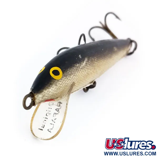 Rapala Original Floater F6 Leurre, S (Argent), 3g, Bois de Balsa, #10923