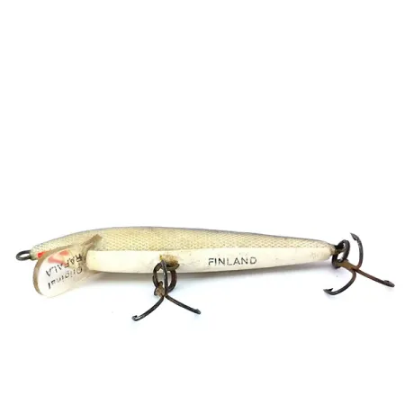 Rapala Original Floater F6 Leurre, S (Argent), 3g, Bois de Balsa, #10923