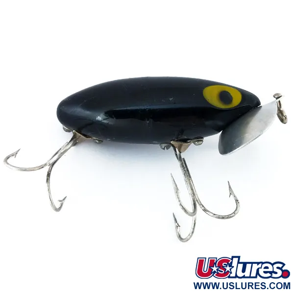Fred Arbogast Jitterbug Leurre Surface, Black, 14g, Bavette Métal, #10941