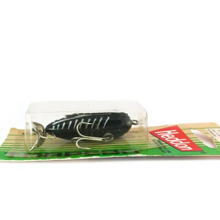 Heddon Tiny Torpedo Leurre, Black / White, 7g, Hélice arrière, #10950