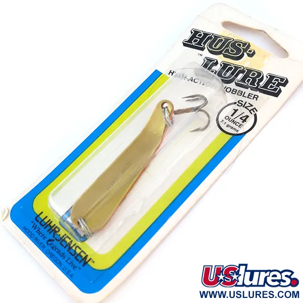 Luhr Jensen Hus-lure Cuillère, Fire/Slvr P-Lite, 7,1g, Prisme, #10951