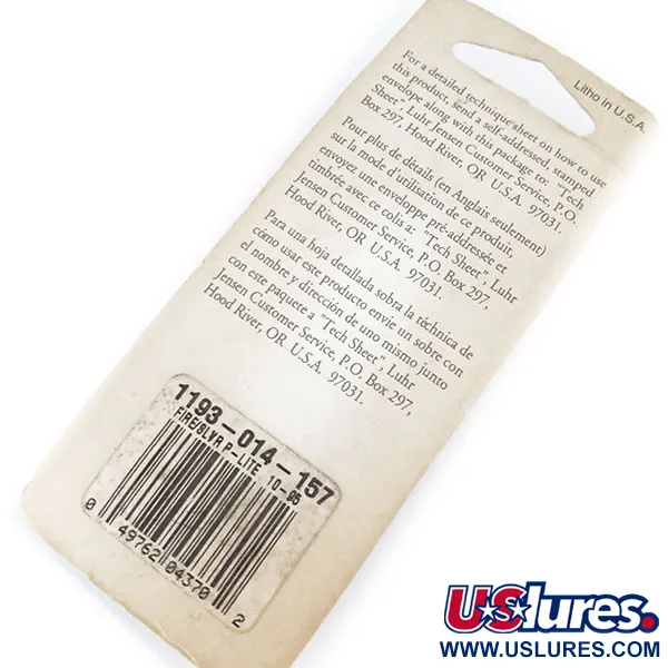 Luhr Jensen Hus-lure Cuillère, Fire/Slvr P-Lite, 7,1g, Prisme, #10951