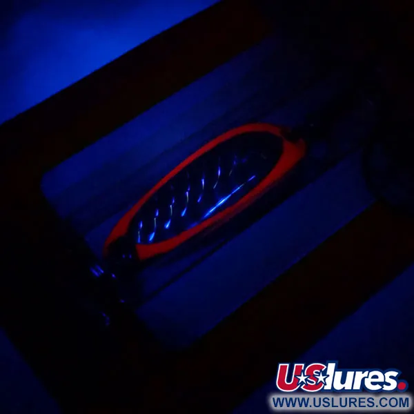 Luhr Jensen Krocodile UV Cuillère, Fire / Argent, 7g, UV-Réactif, #10977