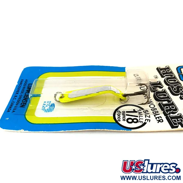 Luhr Jensen Hus-Lure UV Cuillère, Silver/Chartreuse, 4g, UV, #10980