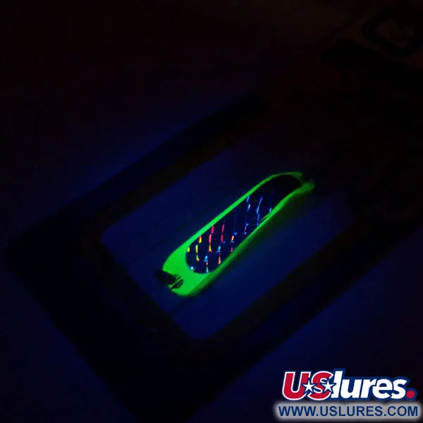 Luhr Jensen Hus-Lure UV Cuillère, Silver/Chartreuse, 4g, UV, #10980