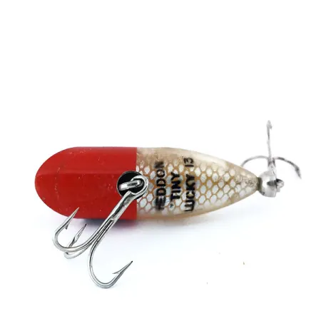 Heddon Tiny Lucky 13 Popper, Rouge / Blanc, 5,5g, Leurre Surface, #10992
