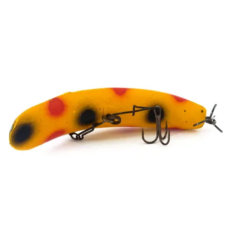 Yakima Bait FlatFish X5 Leurre, Jaune/Rouge/Noir, 7g, Vintage, #10995