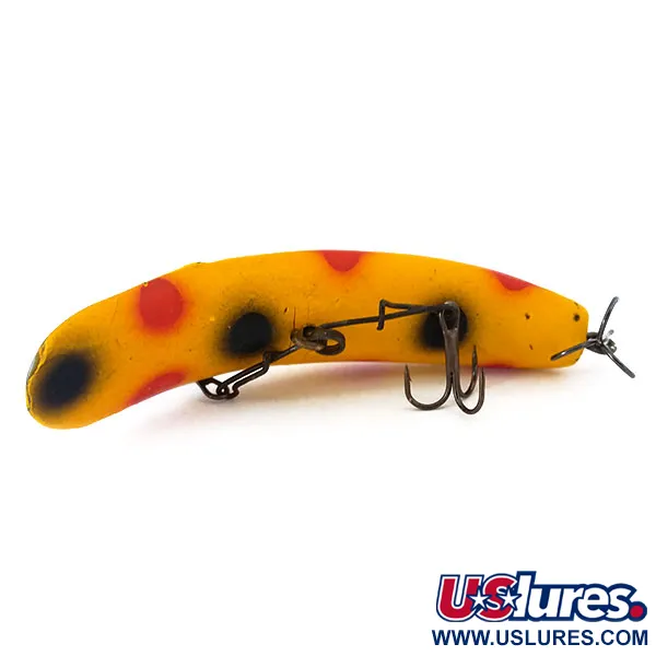 Yakima Bait FlatFish X5 Leurre, Jaune/Rouge/Noir, 7g, Vintage, #10995