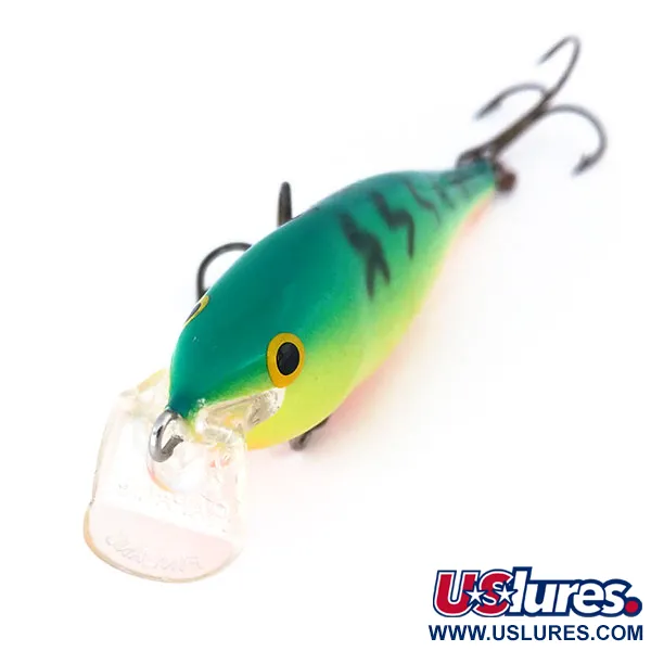 Rapala Shallow Shad Rap 08 Poisson-nageur, Fire Tiger, 9g, Balsa, #10998