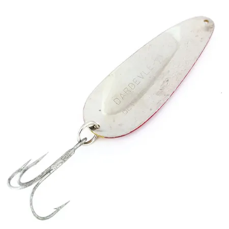 Eppinger Dardevle Cuillère Ondulante, Rouge / Jaune / Nickel, 28g, #11017