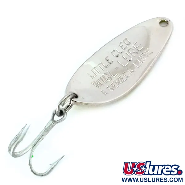 Seneca Little Cleo Cuillère, Jaune/Noir/Nickel, 7g, Vintage, #11018