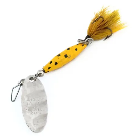 Glen Evans Shyster Cuiller, Nickel / Jaune, 7g, Palette Martelée, #11020