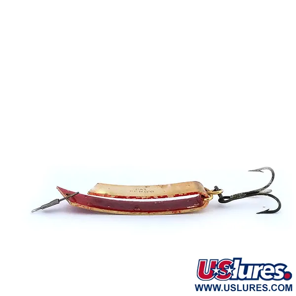 South Bend Super-Duper 506 Cuillère, Or/Rouge, 7g, Forme U, #11024