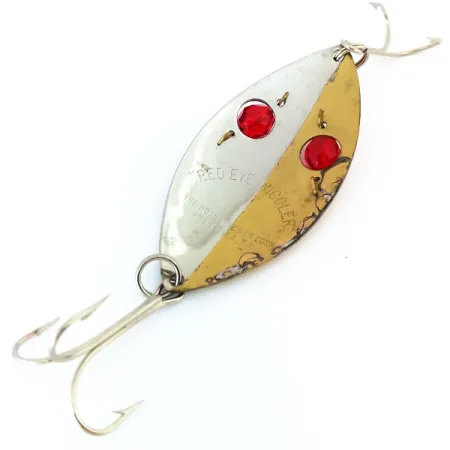 Hofschneider Red Eye Wiggler Cuillère, Or/Nickel, 25g, Yeux Rouges, #11025