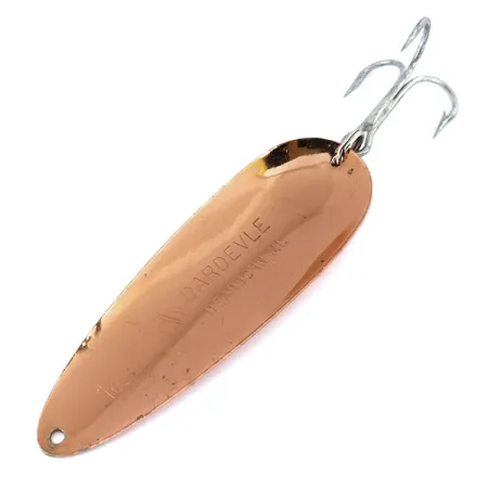 Cuillère Eppinger Dardevle, Cuivre Martelé, 28g, Vintage, #11055