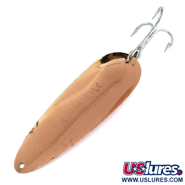 Cuillère Eppinger Dardevle, Cuivre Martelé, 28g, Vintage, #11055