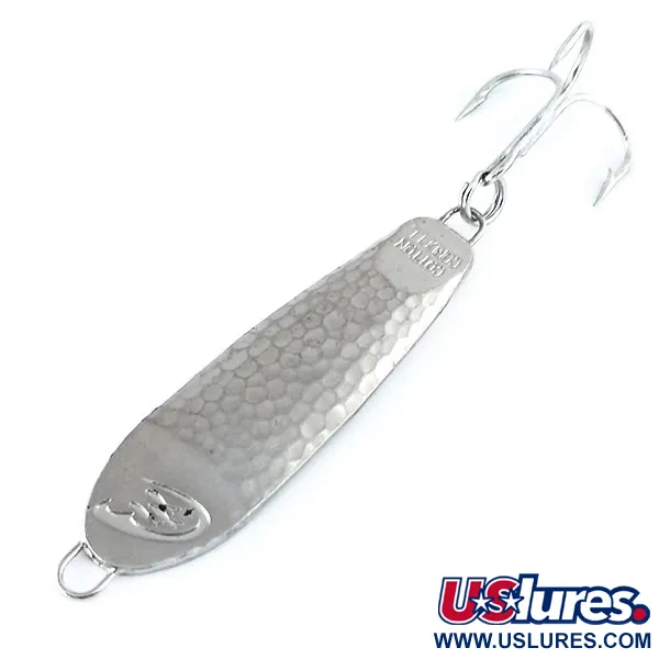 Cotton Cordell CC Spoon Cuillère Jig, Nickel, 21g, Fini Martelé, #11067
