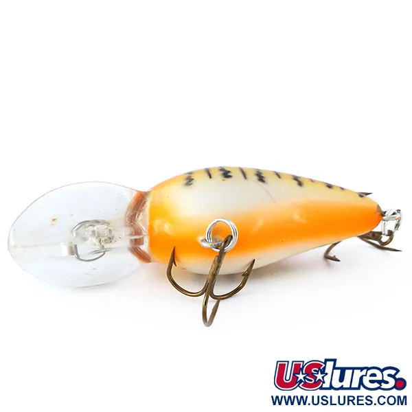 Bomber Fat A B05F Crankbait, Red Tiger, 10g, Flottant, #11083