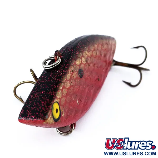 Strike King Diamond Shad Lipless Crankbait, Rouge Foncé, 14g, Vintage, #11089