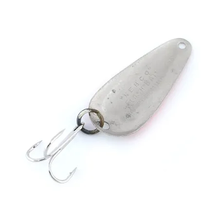 Nebco FlashBait 366 Cuillère, Rouge/Blanc/Nickel, 1,9g, Vintage, #11092