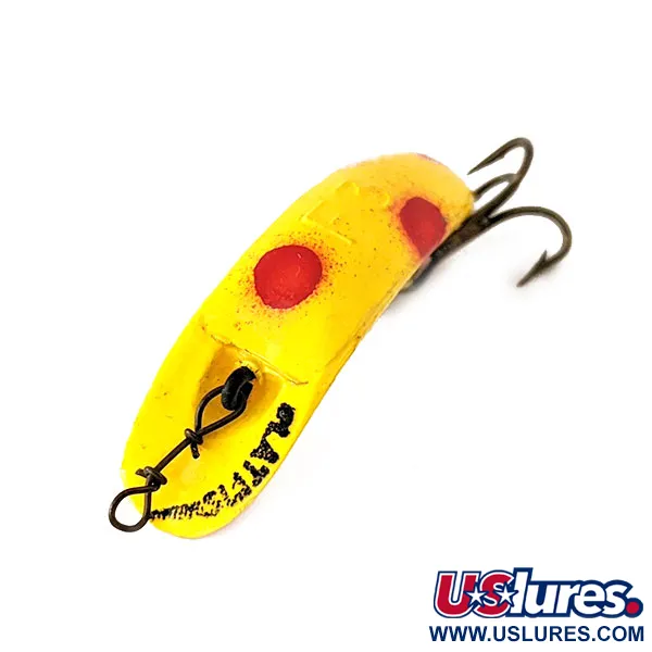 Yakima Bait FlatFish F3 Leurre, Jaune / Rouge, 0,9g, Banane, #11141