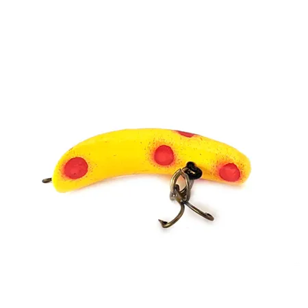 Yakima Bait FlatFish F3 Leurre, Jaune / Rouge, 0,9g, Banane, #11141