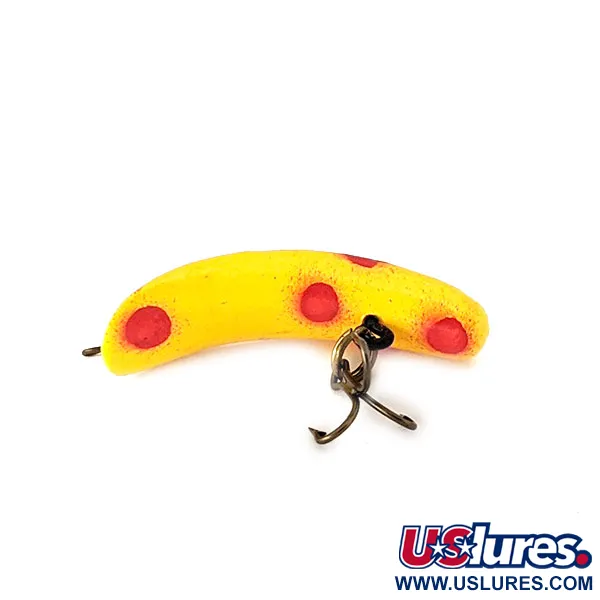 Yakima Bait FlatFish F3 Leurre, Jaune / Rouge, 0,9g, Banane, #11141