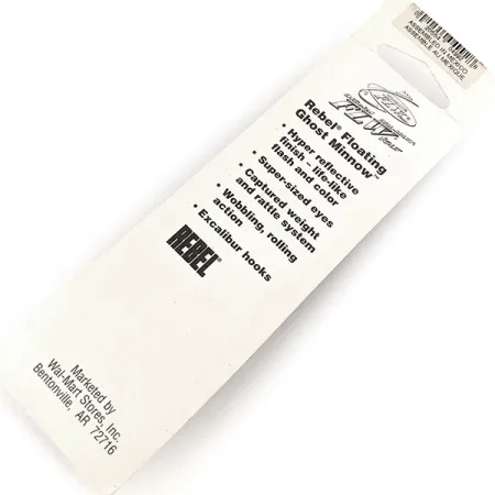 Rebel Floating Ghost Minnow Leurre, Ghost, 7g, Billes, #11155