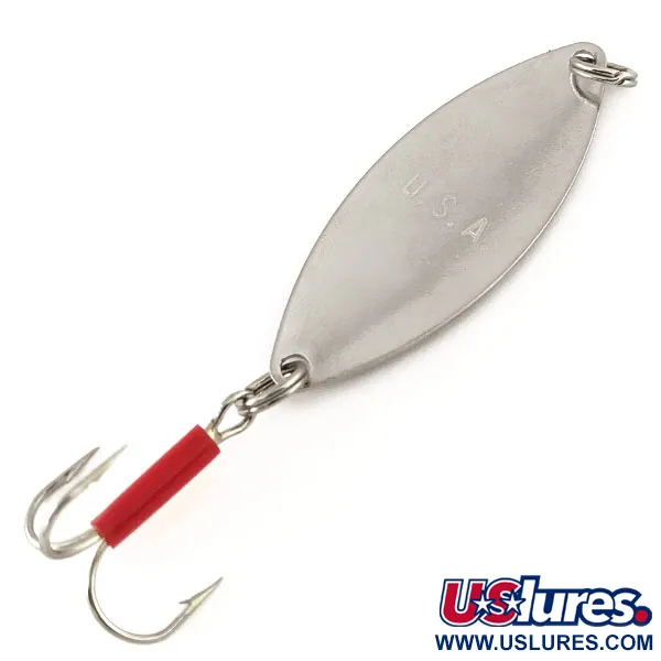 Mepps Spoon 2 Cuillère, Nickel / Rouge, 9g, Marquage USA, #11168